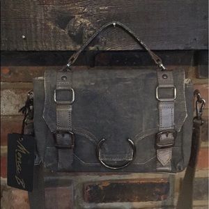 Mona B Stonewashed Handbag
